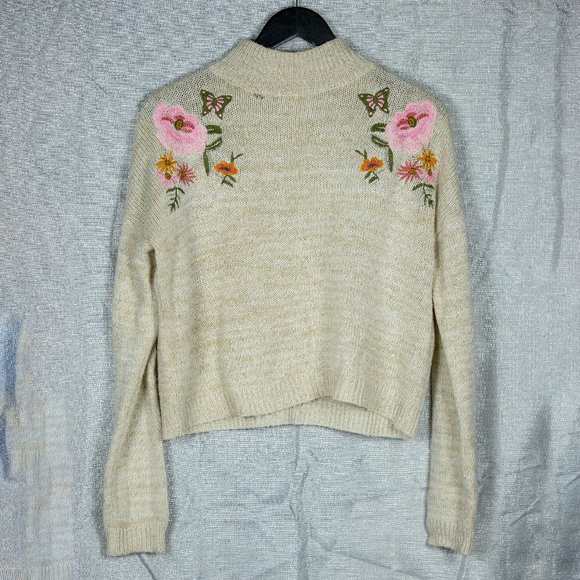 Floral Print Sweater - Picture 1 of 2